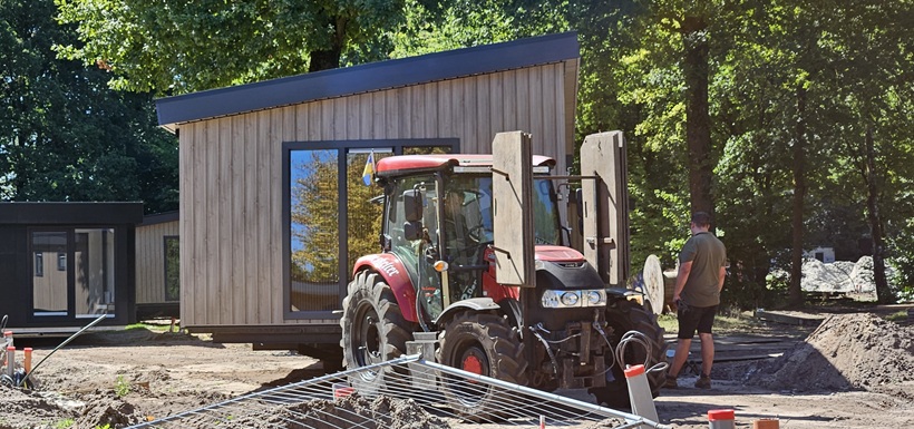 Het huis wordt opgehaald