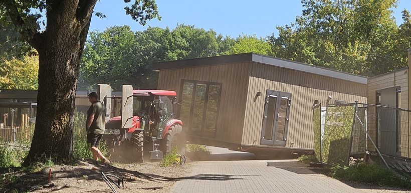 Trekker vast in het zand